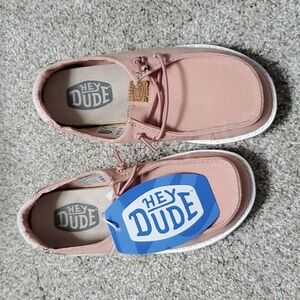 HEY DUDE WENDY WASHED  YOUTH ROSE